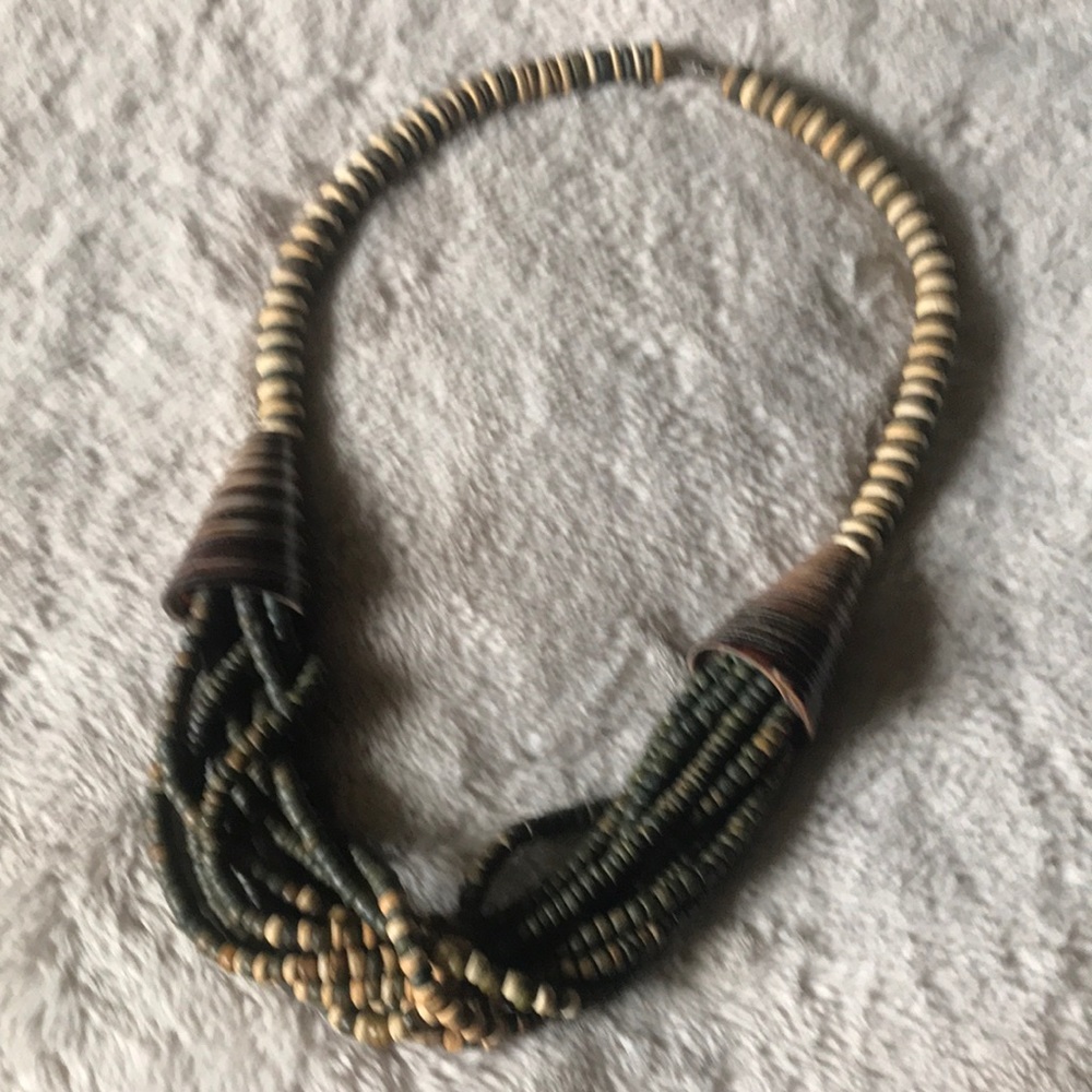 VINTAGE 70’s African Beaded Neckace.